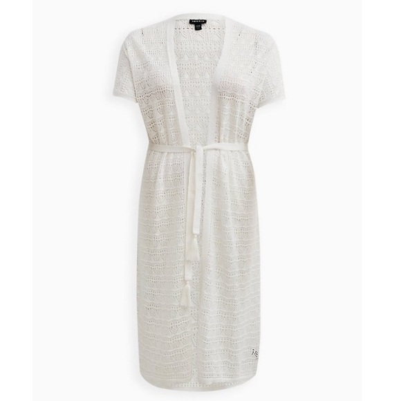 Crochet Open Sweater - Picture 2 of 8